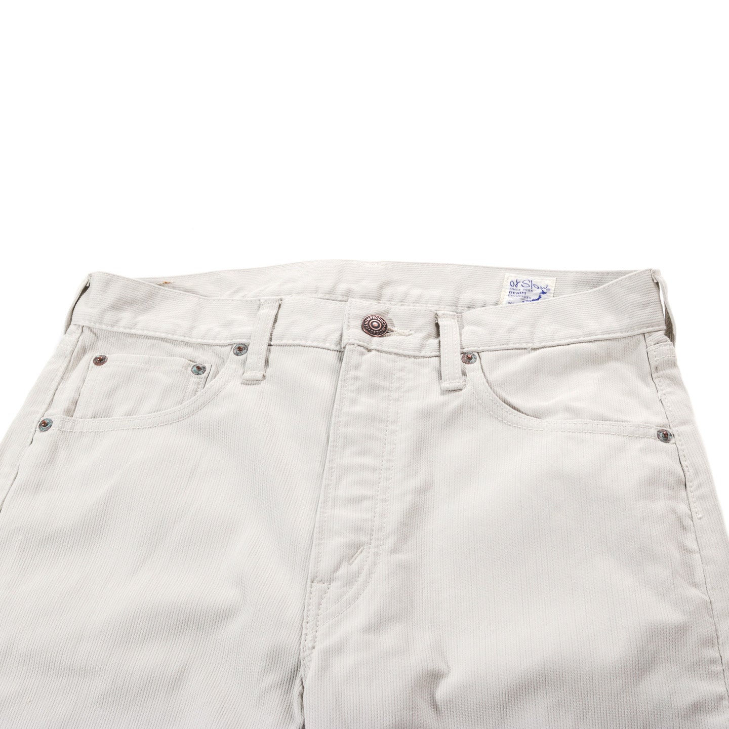 ORSLOW 107 COTTON PIQUE IVY FIT IVORY