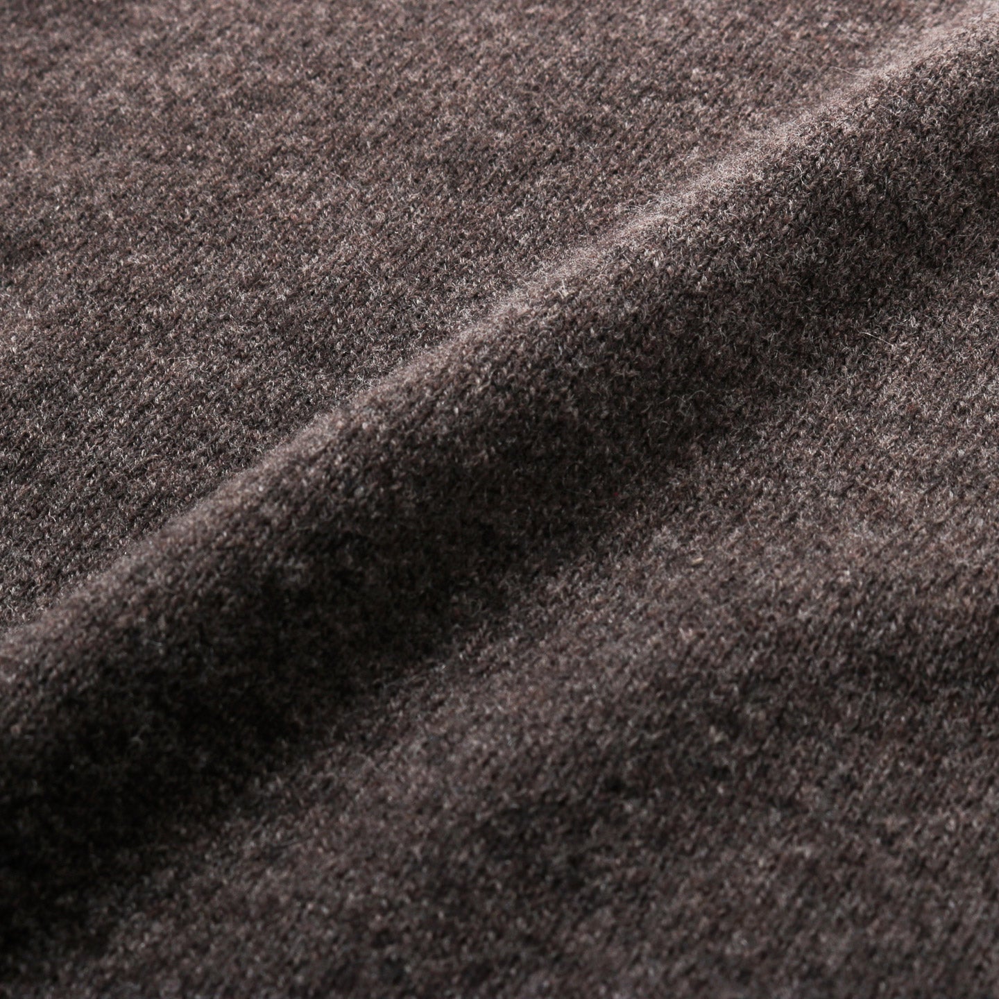 ORSLOW WOOL CREW NECK SWEATER BROWN