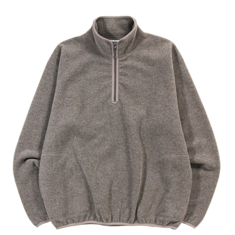 PHIGVEL MAKERS PULLOVER FLEECE JACKET BEIGE GRAY