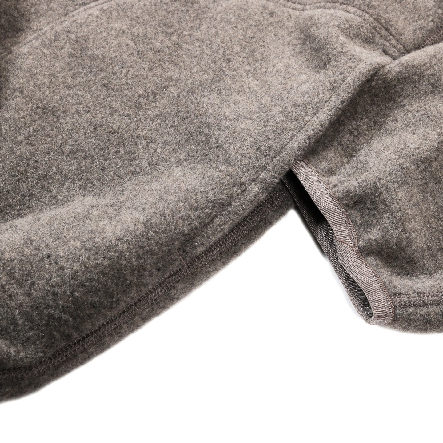 PHIGVEL MAKERS PULLOVER FLEECE JACKET BEIGE GRAY