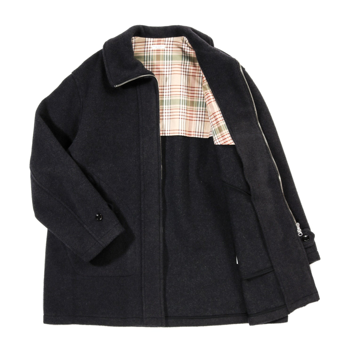 PHIGVEL MAKERS HUNTING OVERCOAT CHARCOAL