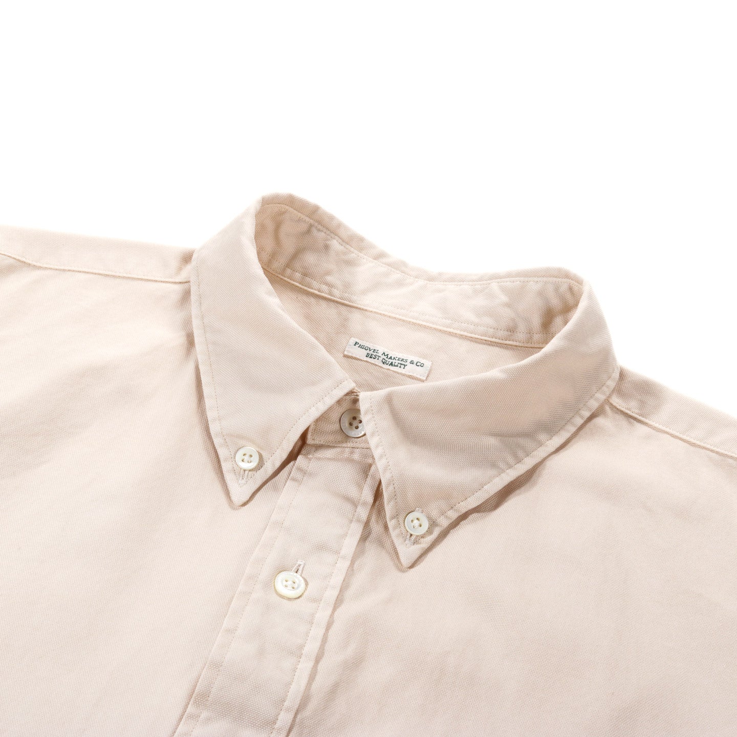PHIGVEL MAKERS BD PULLOVER SHIRT BEIGE