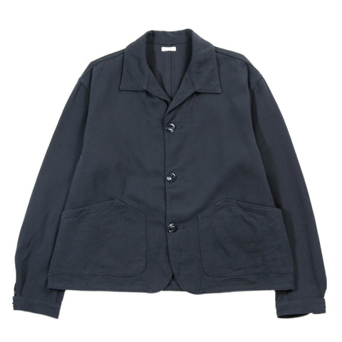PHIGVEL MAKERS DRILL CLOTH FIELD JACKET DUST NAVY