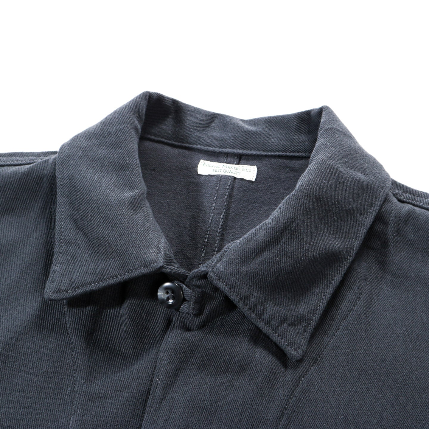 PHIGVEL MAKERS DRILL CLOTH FIELD JACKET DUST NAVY