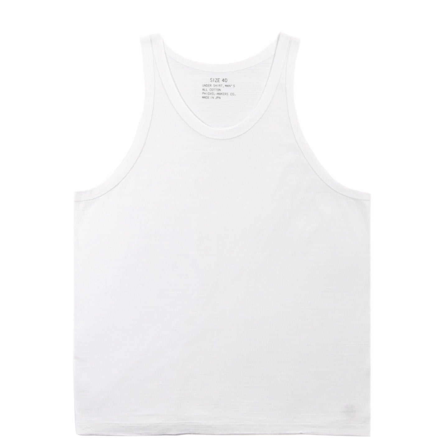PHIGVEL MAKERS NAVAL TANK TOP OFF WHITE