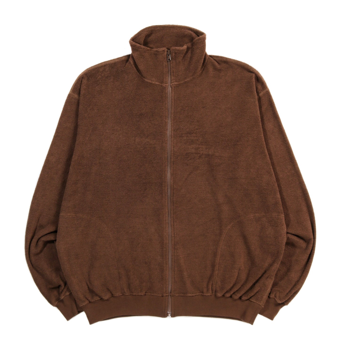 PHIGVEL MAKERS MOUNTAINEER PILE JACKET SEPIA BROWN