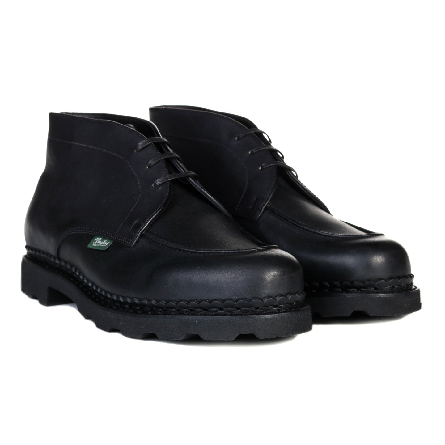 ARPENTEUR PARABOOT CHUKKA SMOOTH LEATHER BLACK