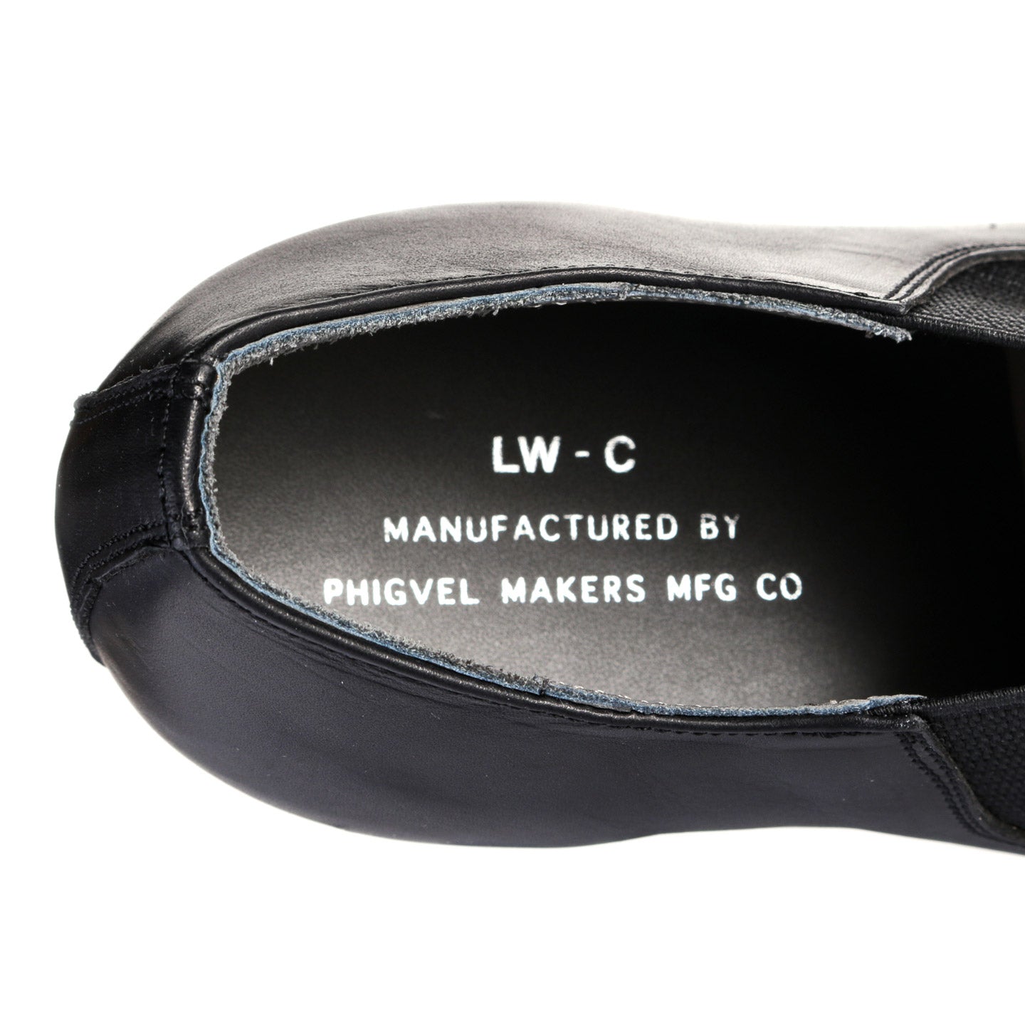 LADY WHITE CO. PHIGVEL MAKERS SPLIT SEAM SHOE BLACK