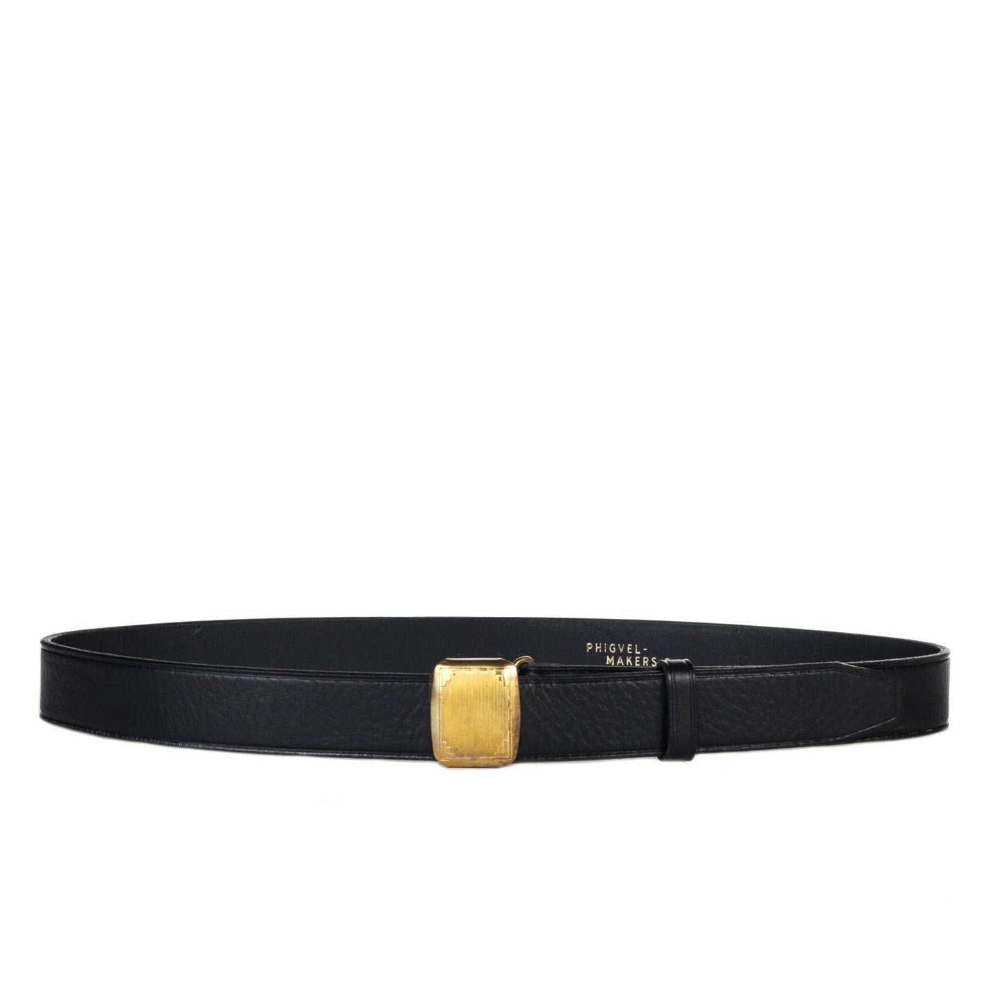 PHIGVEL MAKERS HICKOK BELT BLACK X BRASS