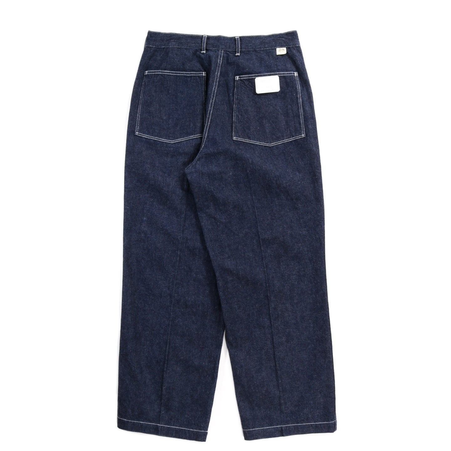 PHIGVEL MAKERS MIL DENIM TROUSERS INDIGO