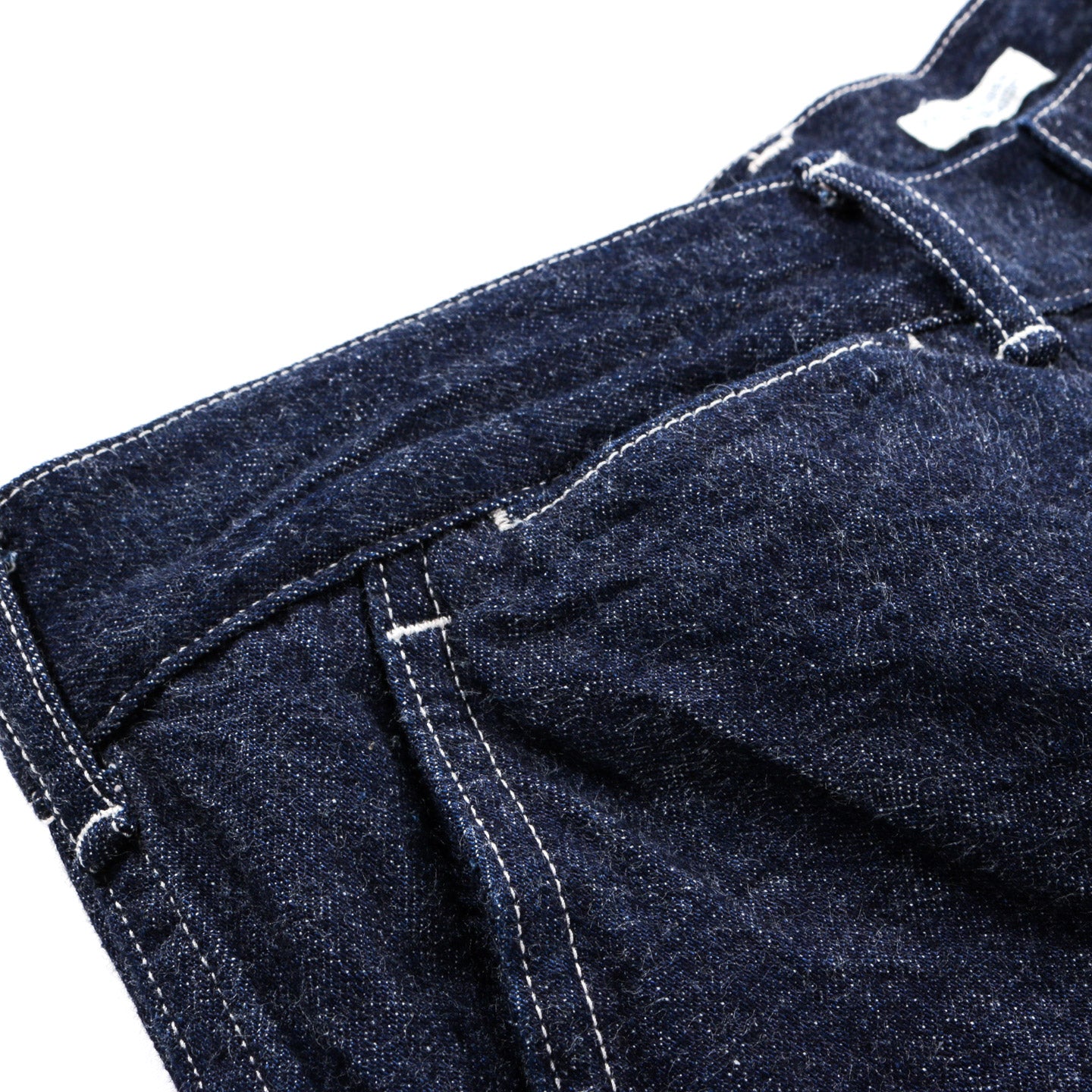 PHIGVEL MAKERS MIL DENIM TROUSERS INDIGO