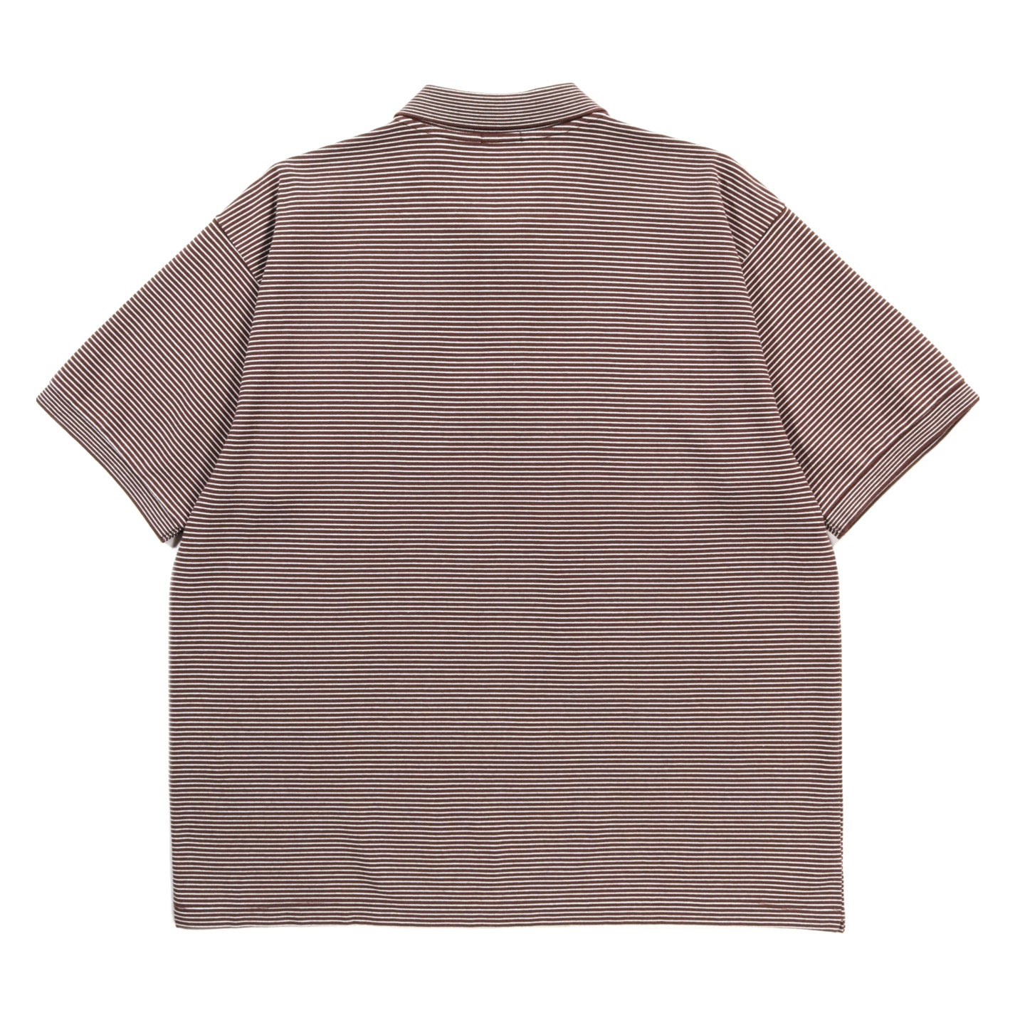 PHIGVEL MAKERS RASCHEL BORDER SS POLO BROWN / IVORY