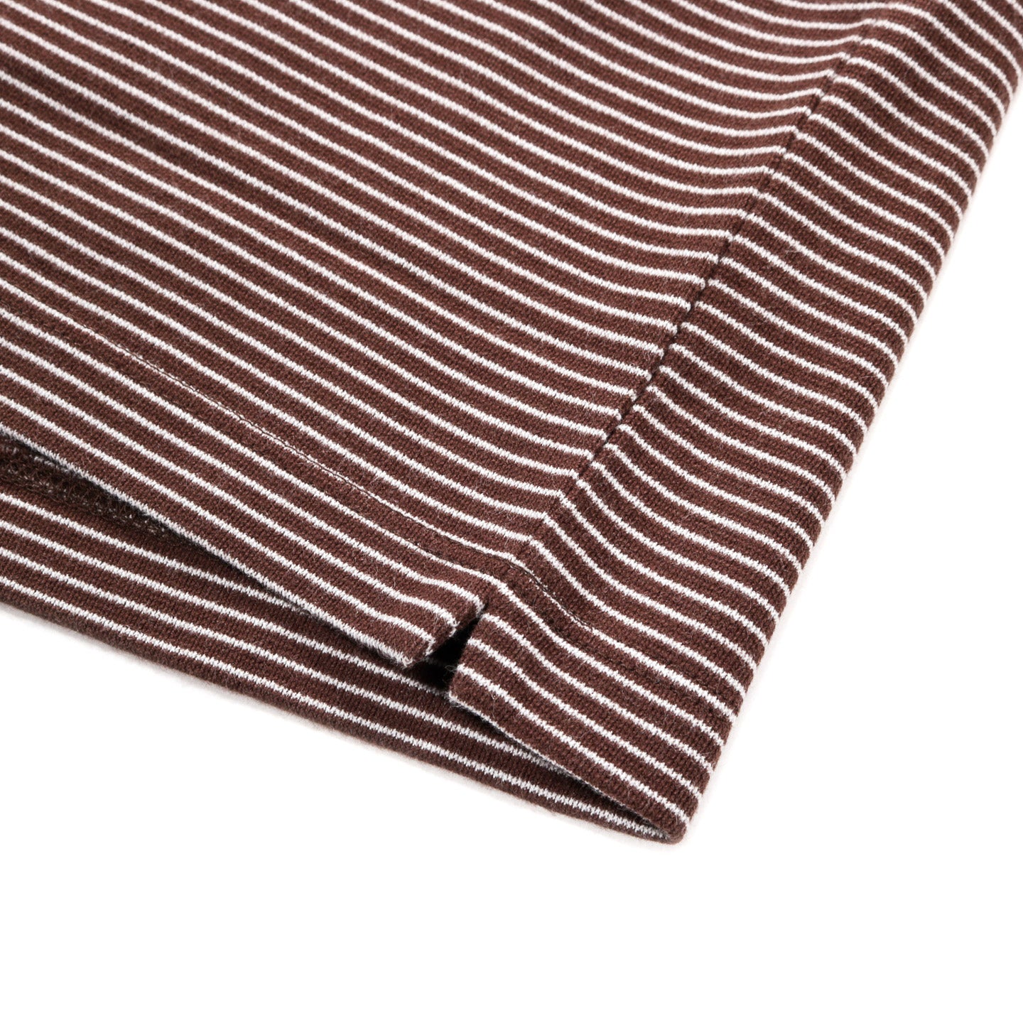 PHIGVEL MAKERS RASCHEL BORDER SS POLO BROWN / IVORY