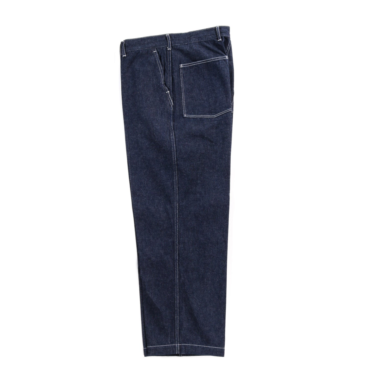 PHIGVEL MAKERS MIL DENIM TROUSERS INDIGO