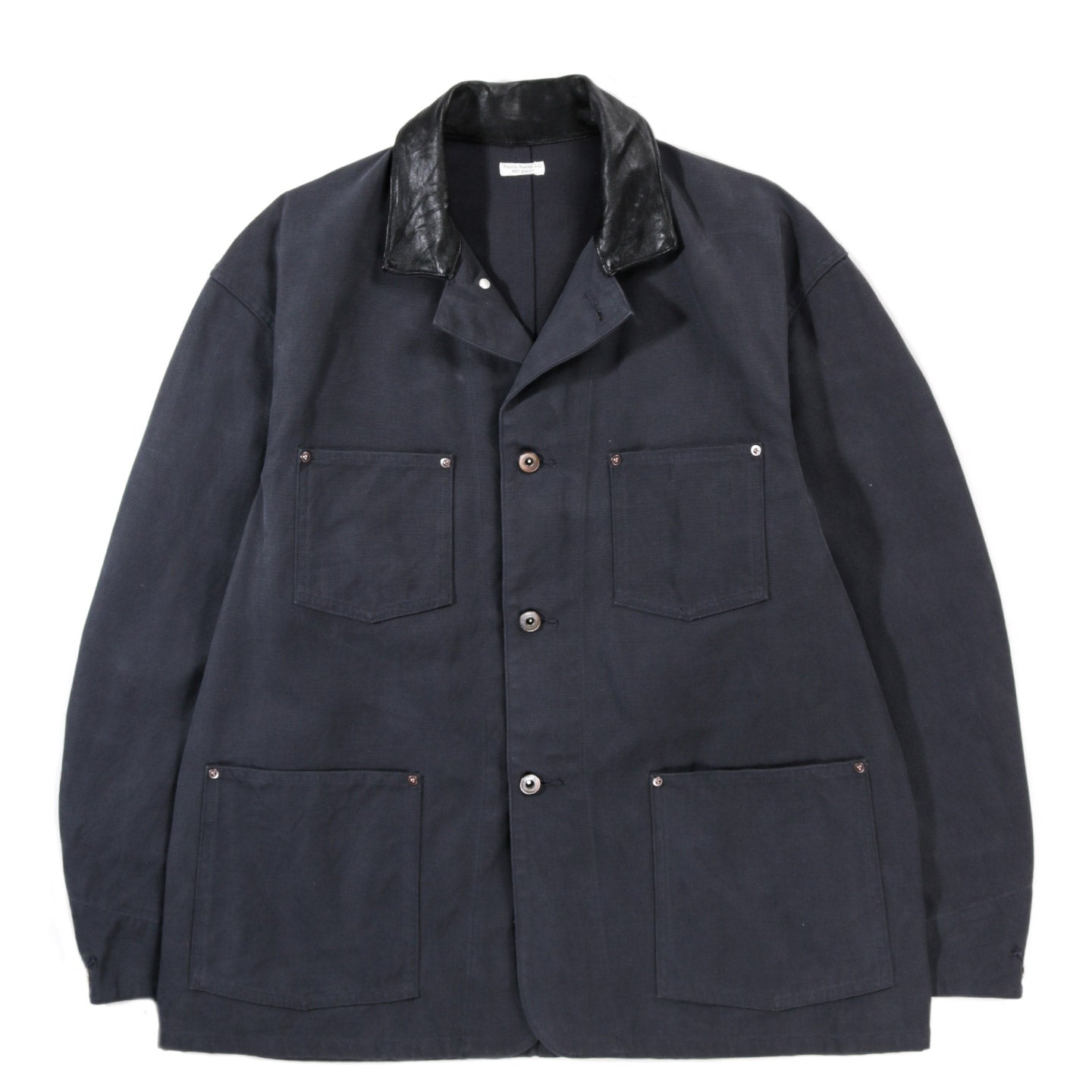 PHIGVEL MAKERS DUCK CLOTH CHORE JACKET FADE NAVY