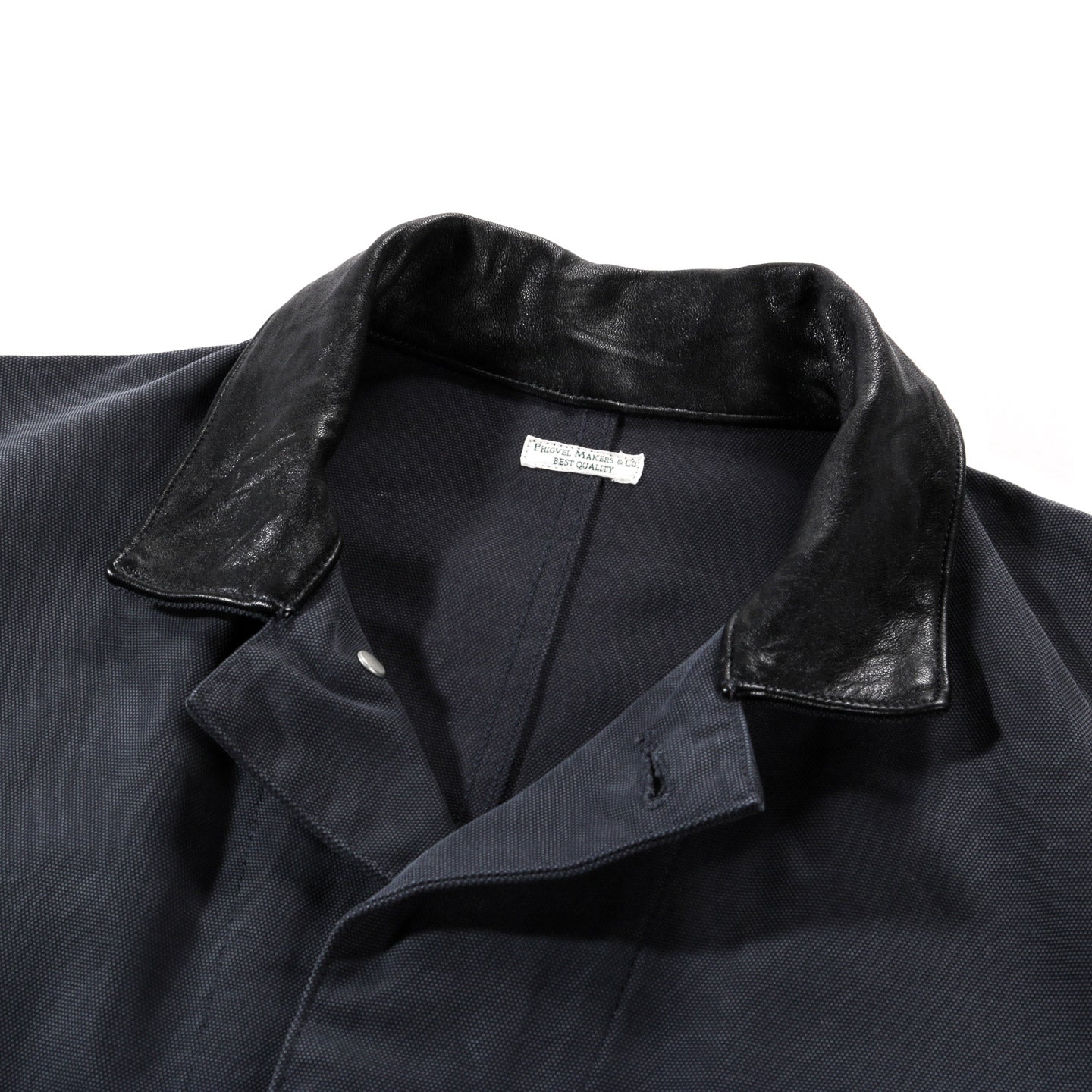 PHIGVEL MAKERS DUCK CLOTH CHORE JACKET FADE NAVY