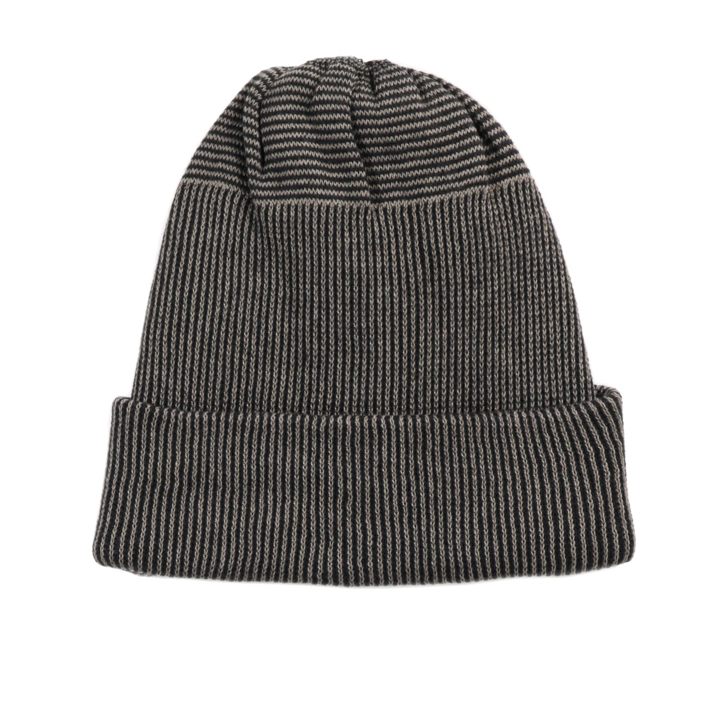 ROTOTO SUPER SOFT ACORN BEANIE MOSS GRAY / BLACK