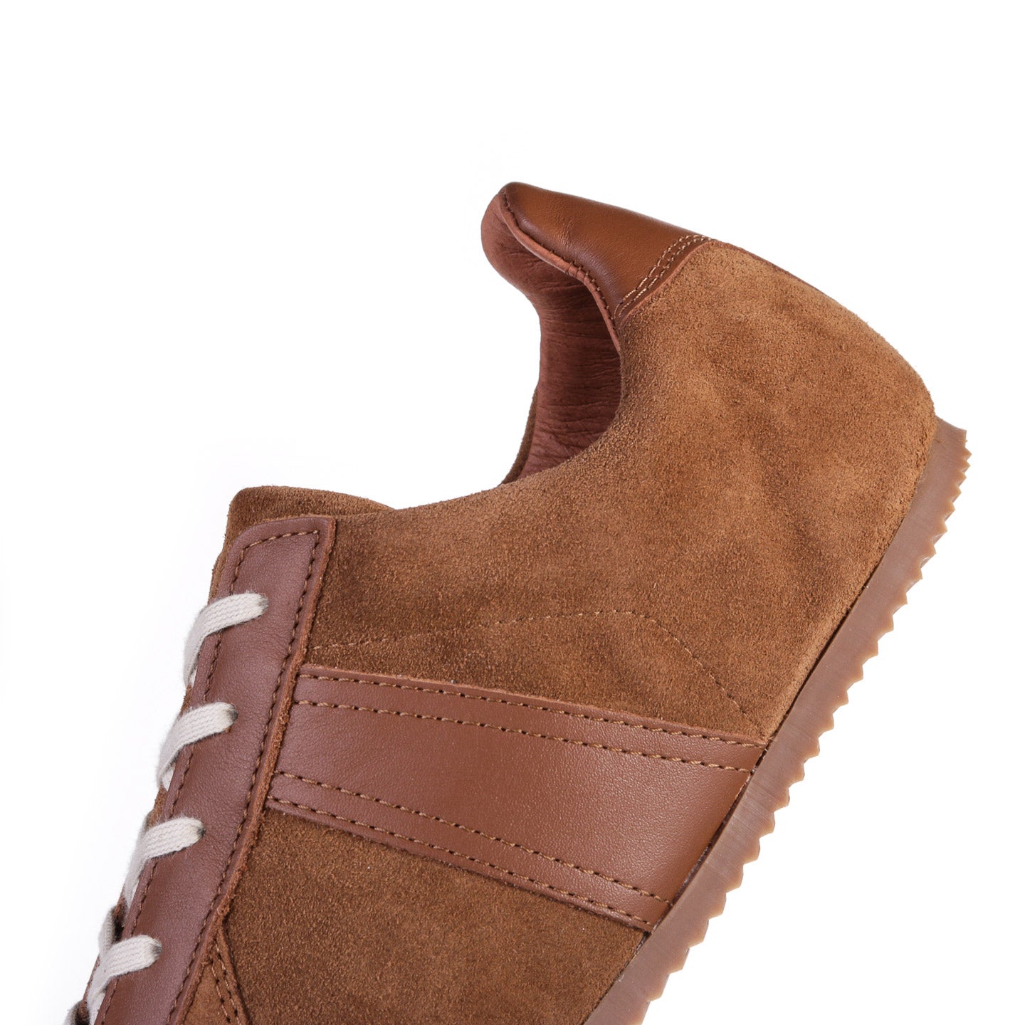 REPRODUCTION OF FOUND GERMAN MILITARY TRAINER COGNAC