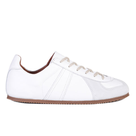 REPRODUCTION OF FOUND GERMAN MILITARY TRAINER WHITE