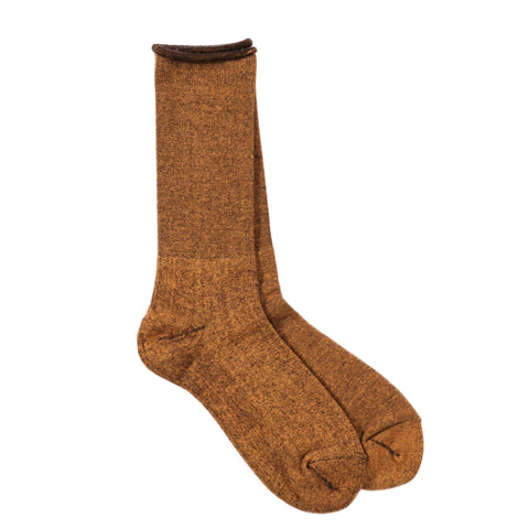 ROTOTO CITY SOCKS YELLOW / BROWN