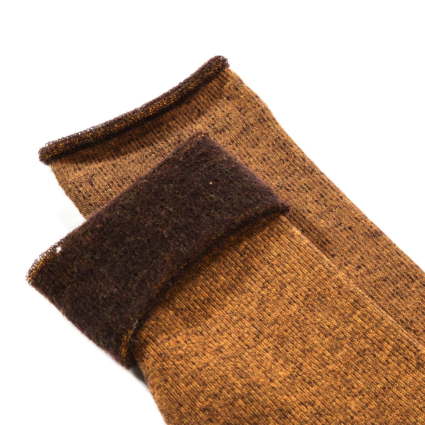 ROTOTO CITY SOCKS YELLOW / BROWN