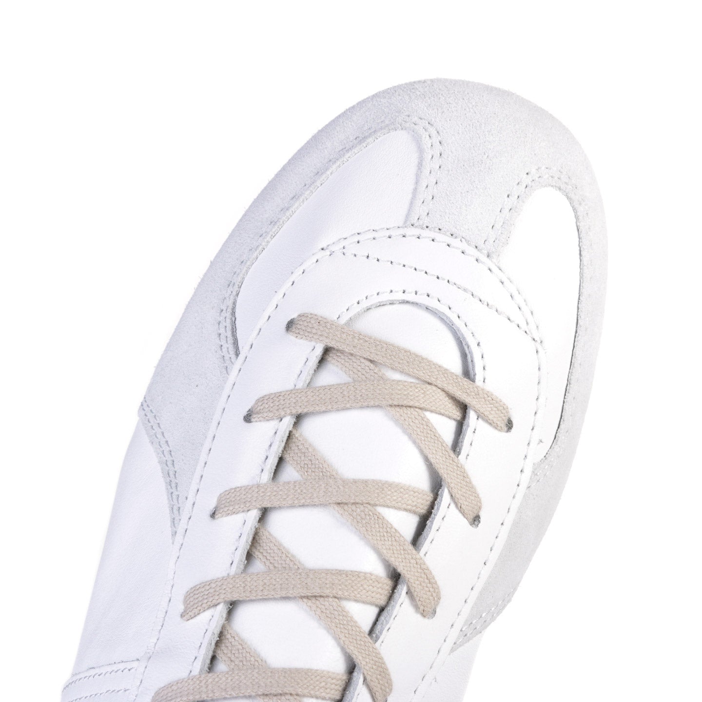 REPRODUCTION OF FOUND GERMAN MILITARY TRAINER WHITE