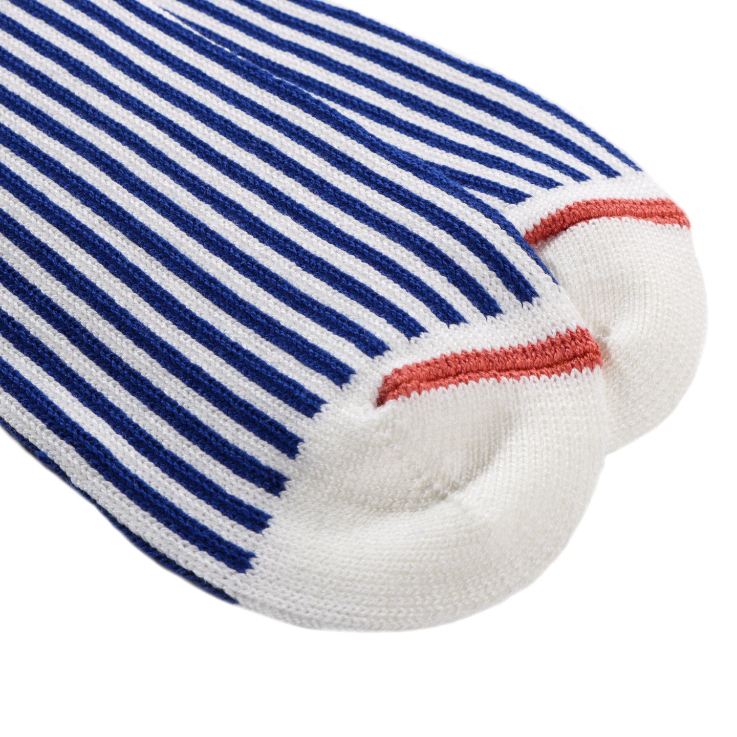 ROTOTO VERTICAL STRIPE SOCKS ROYAL BLUE