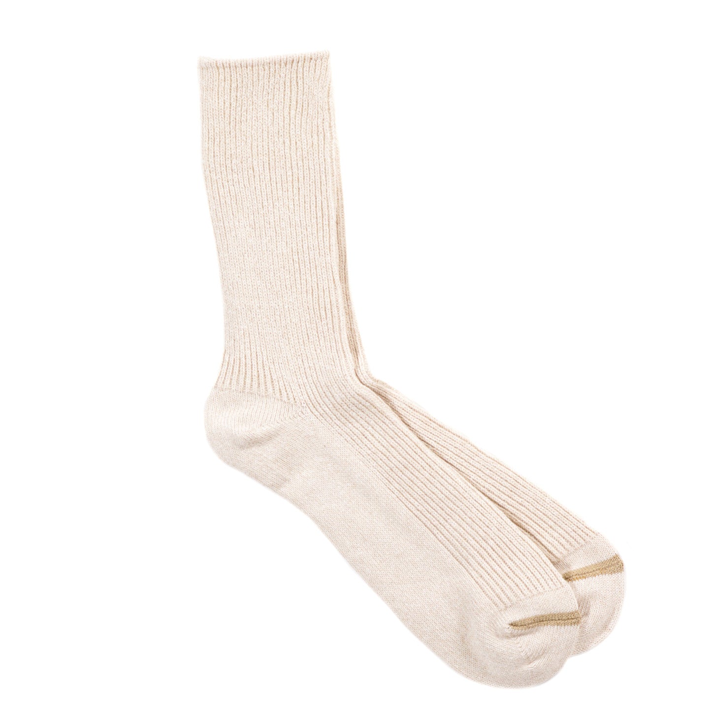 ROTOTO WASHI & ORGANIC COTTON RIB CREW SOCKS RAW