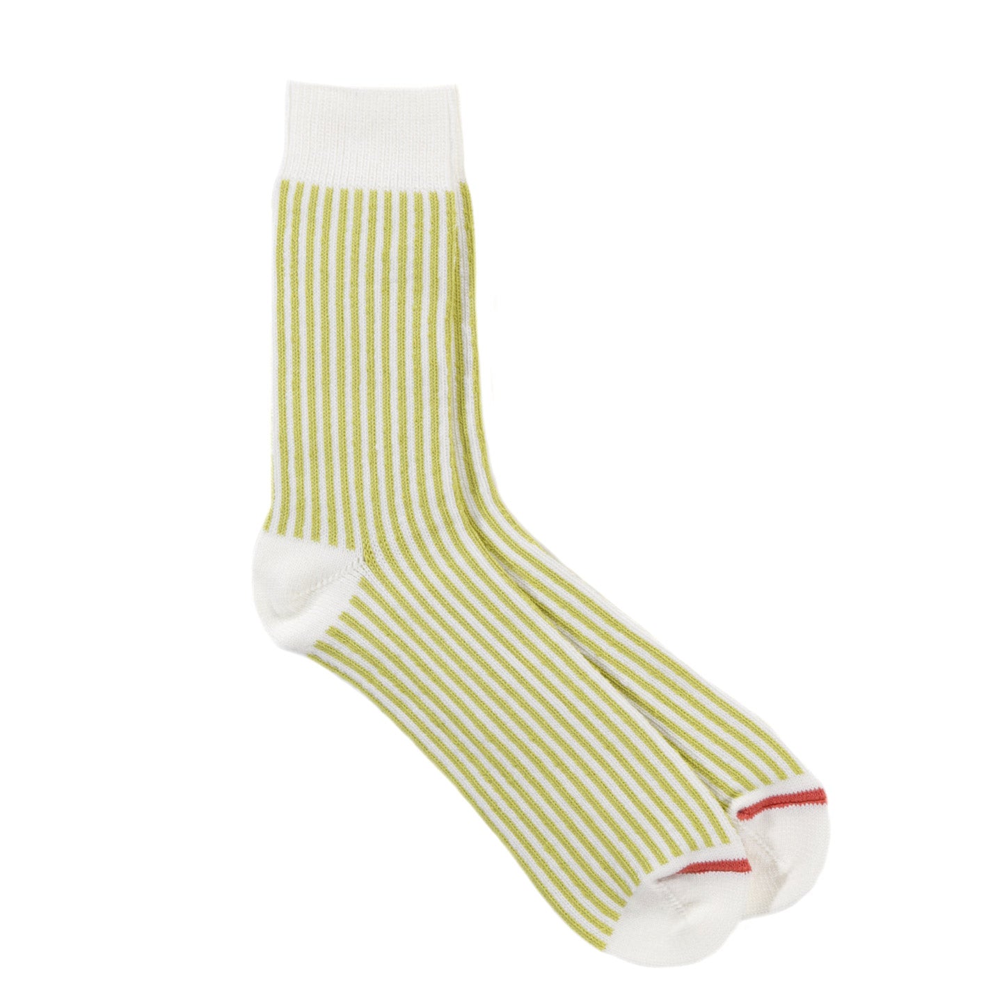 ROTOTO VERTICAL STRIPE SOCKS LIME