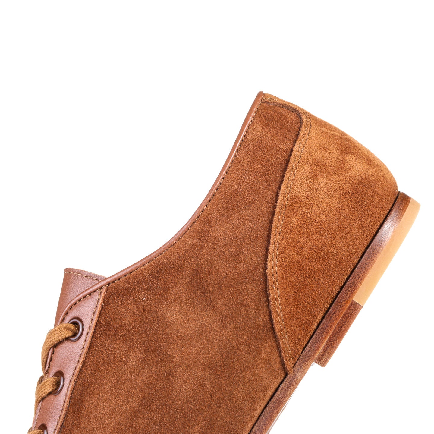 REPRODUCTION OF FOUND ITALIAN MILITARY SHOE COGNAC