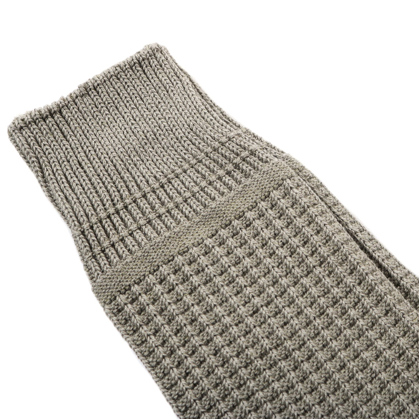 ROTOTO COTTON WAFFLE SOCKS SAGE