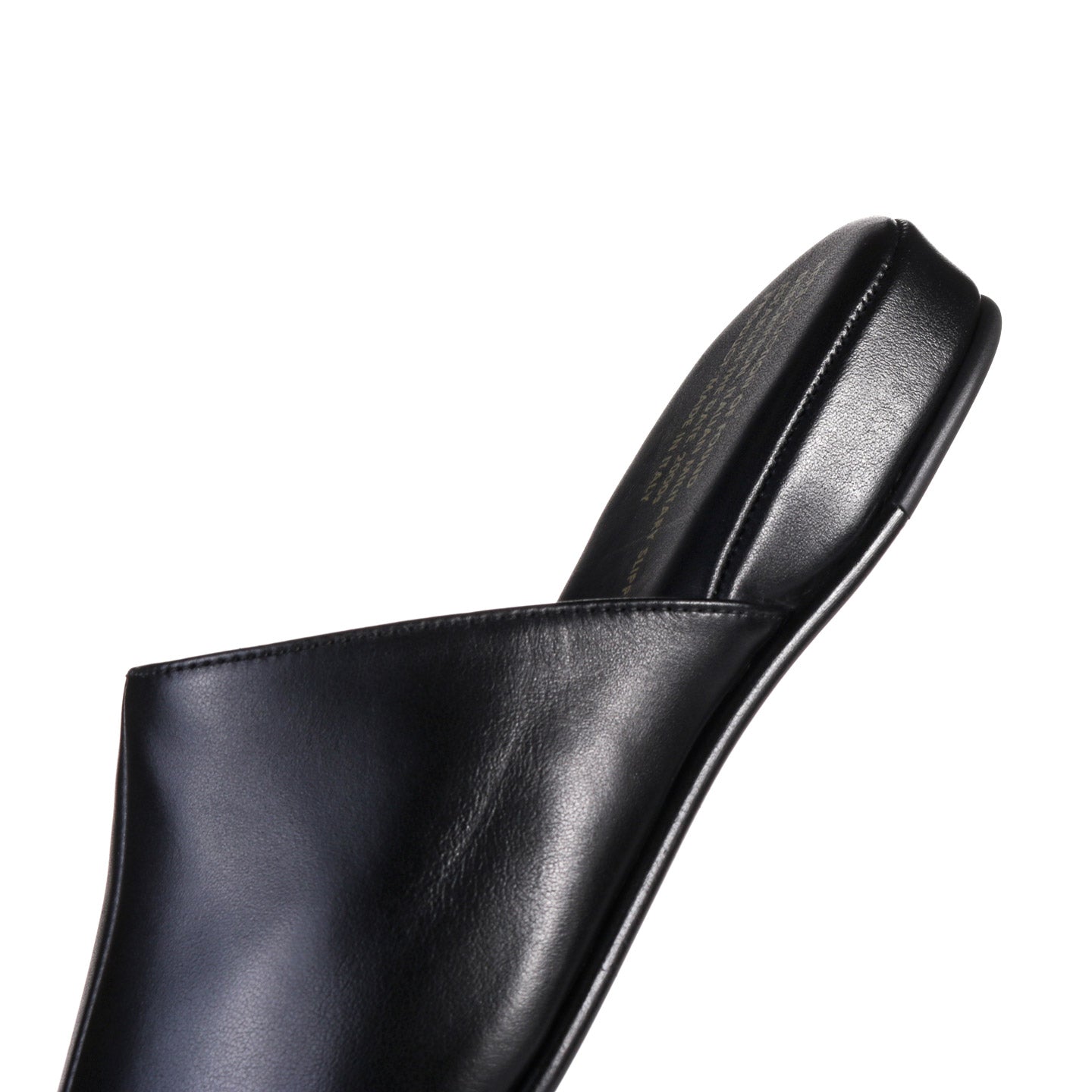 REPRODUCTION OF FOUND ITALIAN MILITARY SLIPPER BLACK