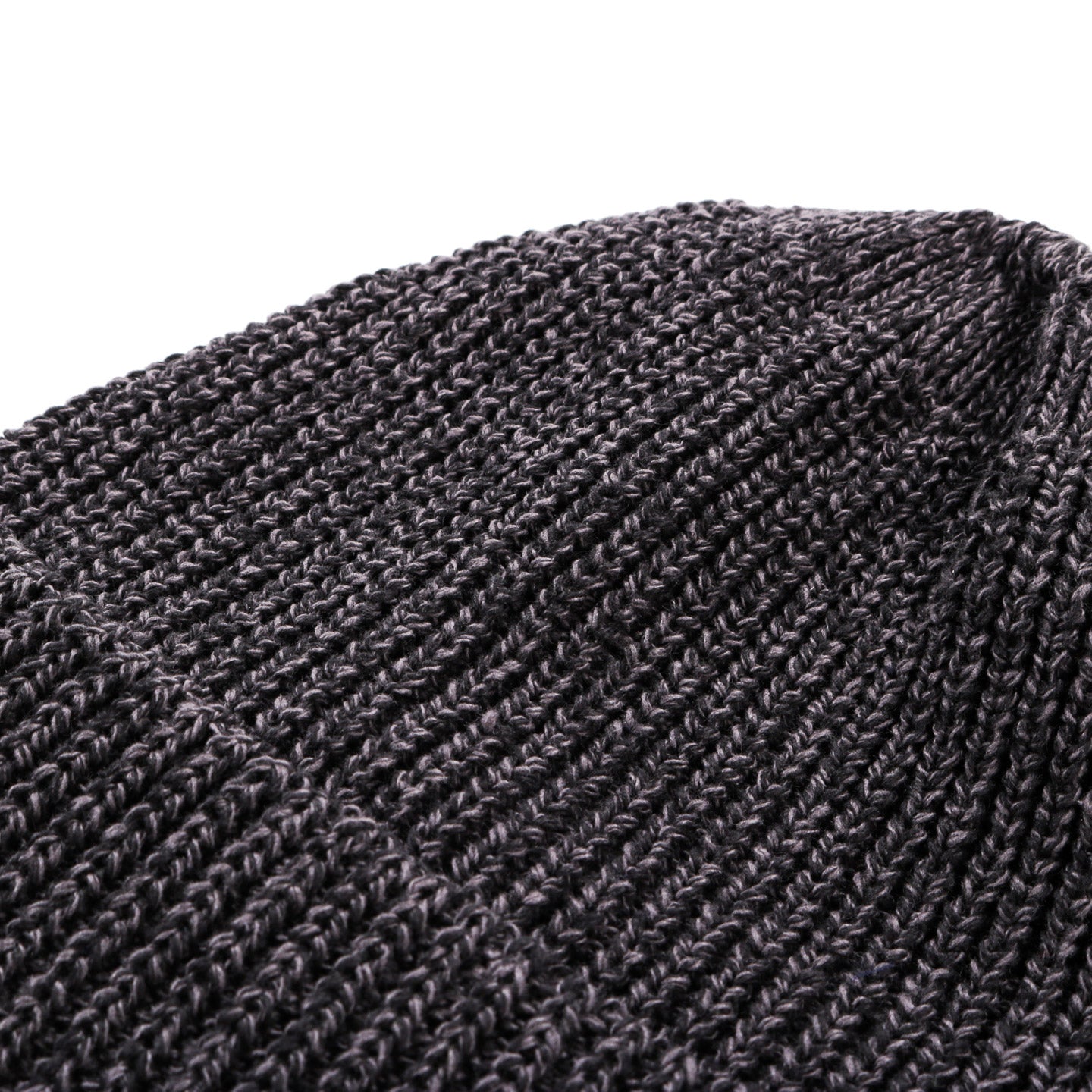 ROTOTO RECYCLED COTTON MARL BEANIE CHARCOAL