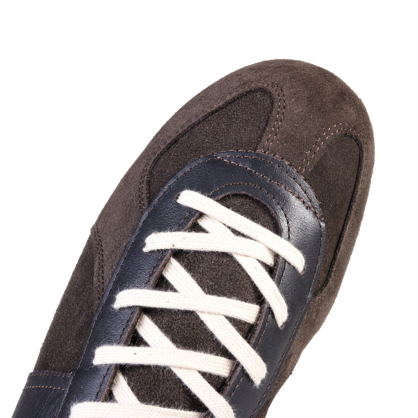 REPRODUCTION OF FOUND GERMAN MILITARY TRAINER DARK BROWN