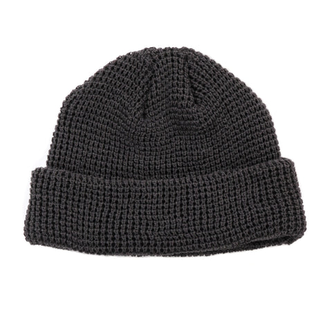 ROTOTO WAFFLE WATCH CAP CHARCOAL