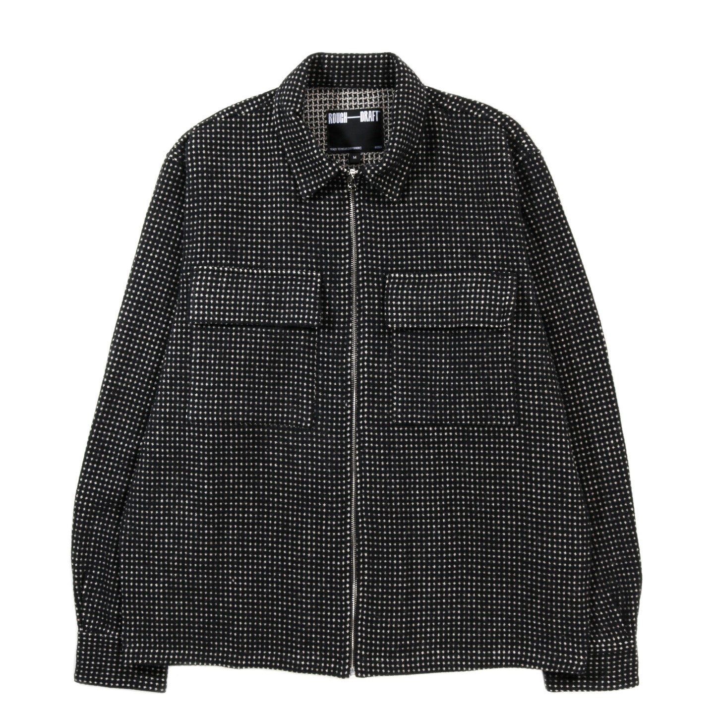 ROUGH DRAFT TERRA JACKET BLACK WOOL