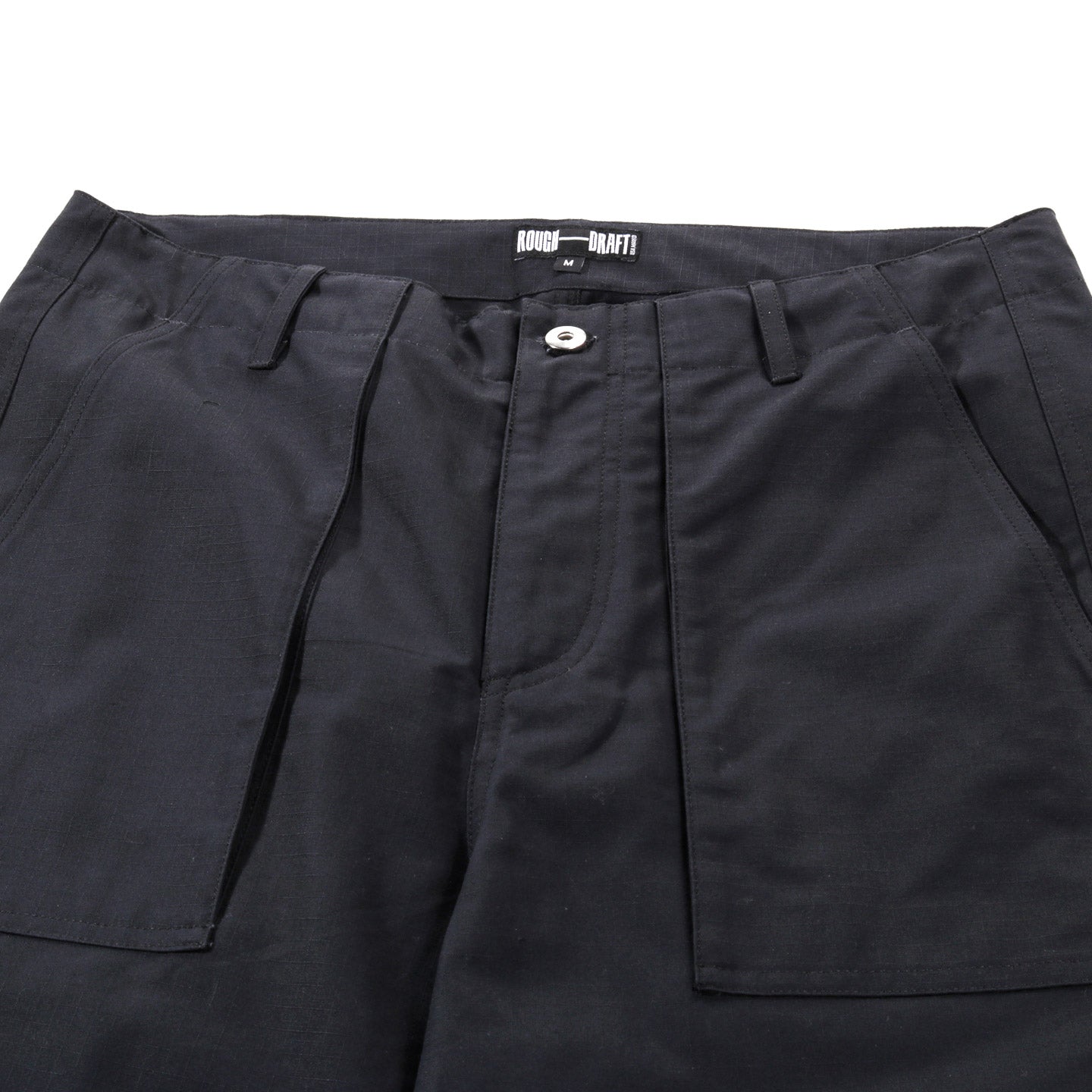 ROUGH DRAFT FORAGER PANT BLACK COTTON RIPSTOP