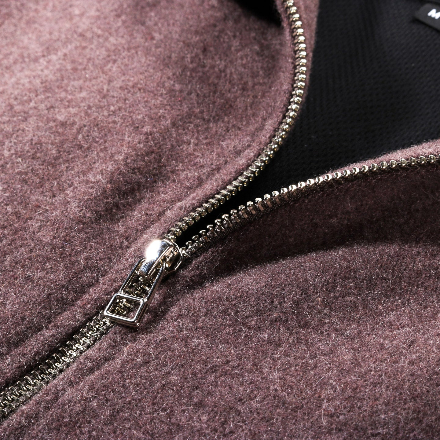 ROUGH DRAFT TRAVELER HALF ZIP PLUM WOOL