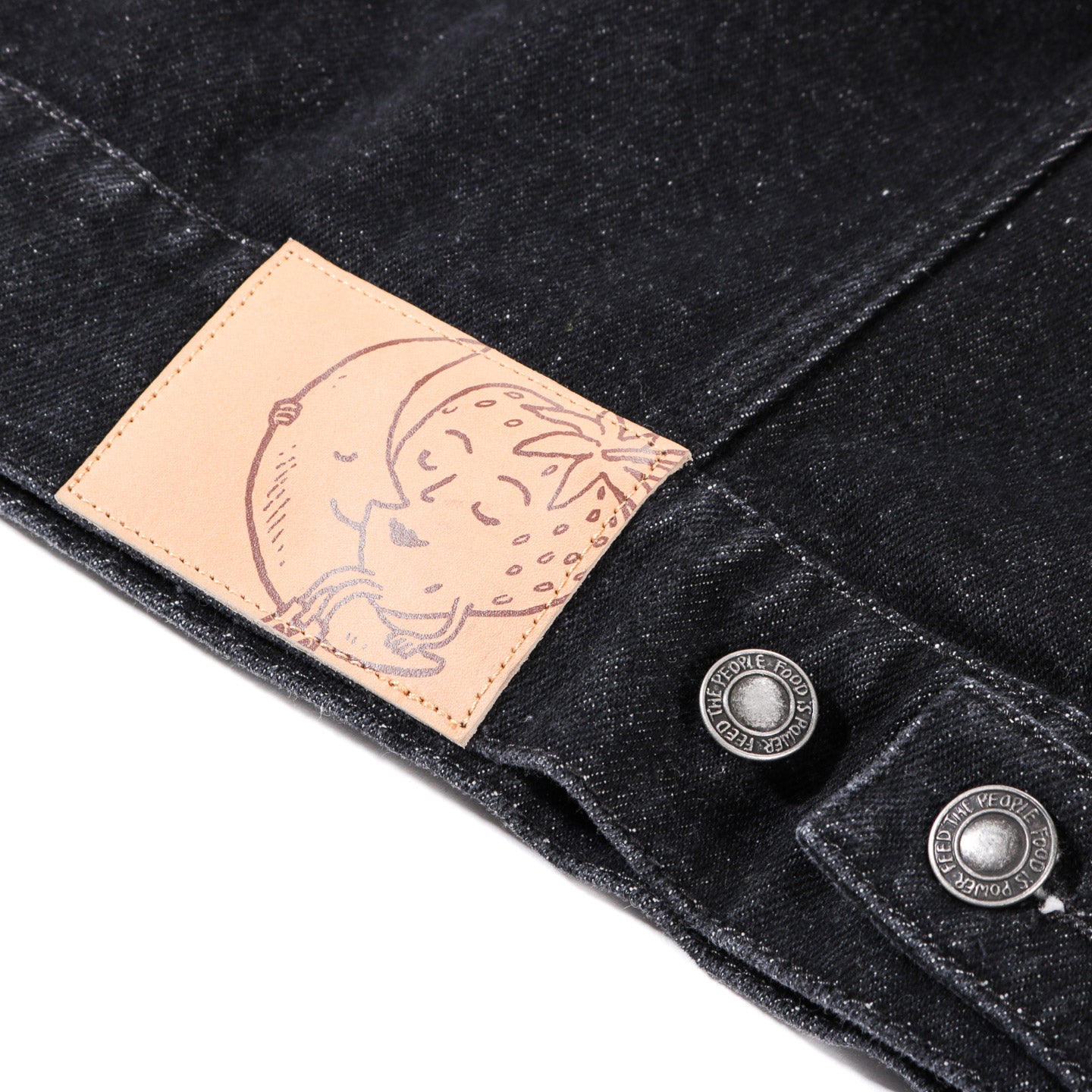 SKY HIGH FARM WORKWEAR DENIM JACKET BLACK