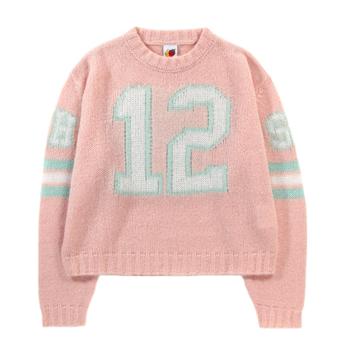 SKY HIGH FARM WORKWEAR '12' JERSEY SWEATER PINK