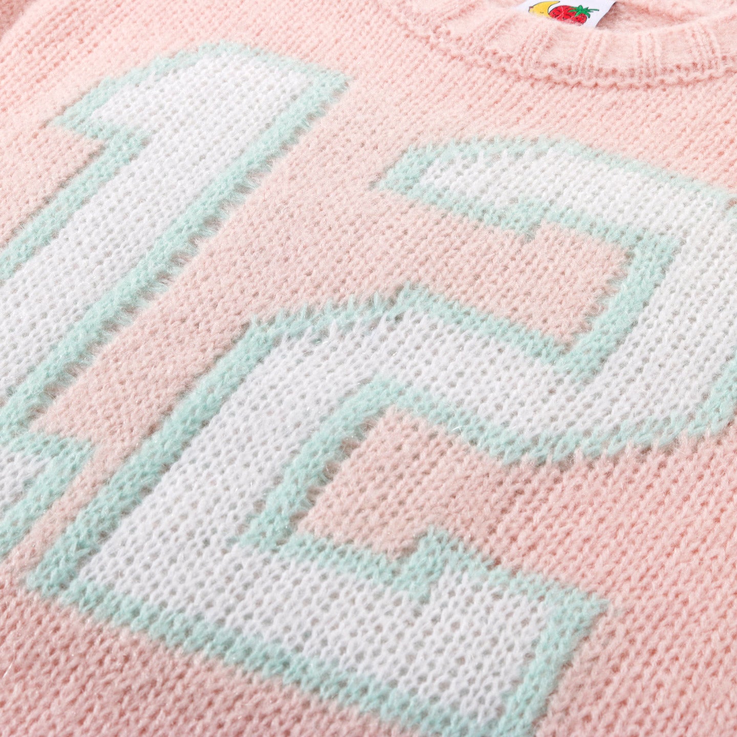 SKY HIGH FARM WORKWEAR '12' JERSEY SWEATER PINK