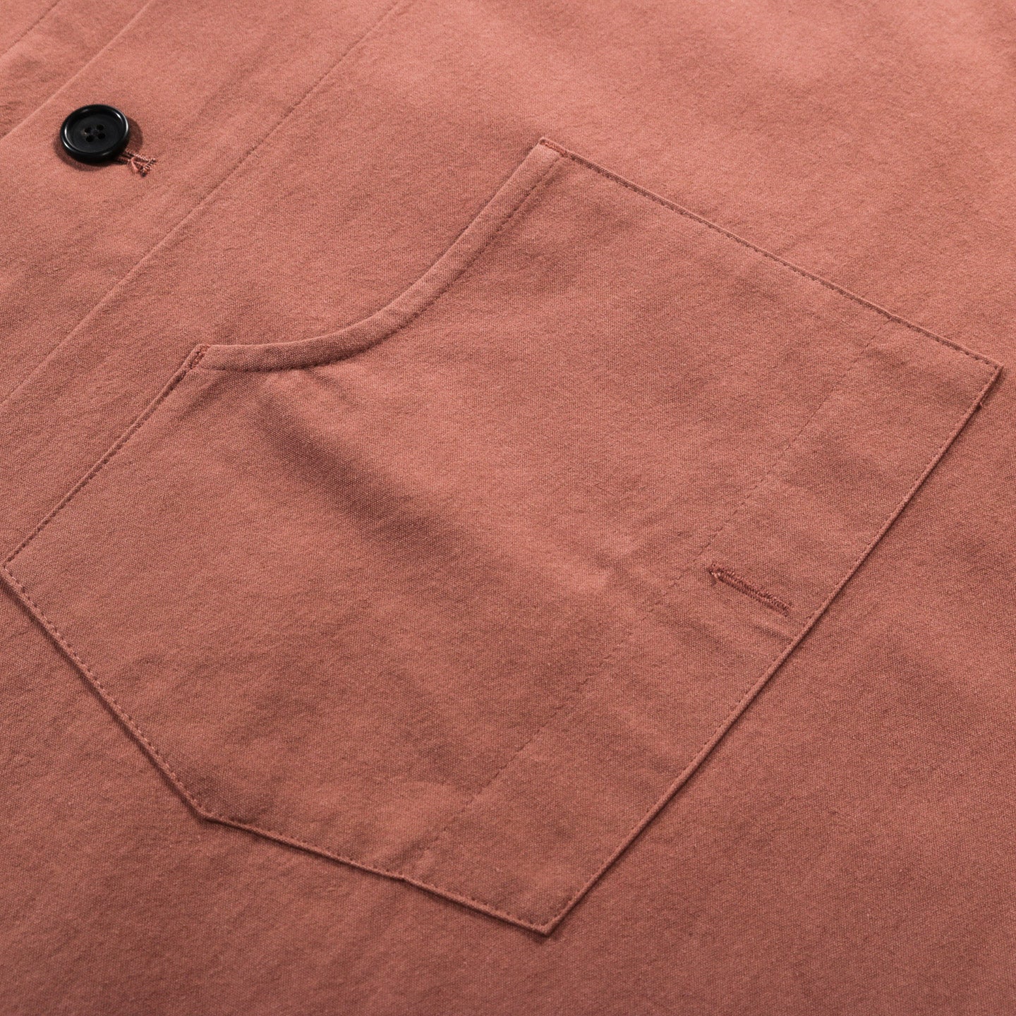 S.K. MANOR HILL TASK SHIRT JACKET LIGHT BROWN ORGANIC COTTON