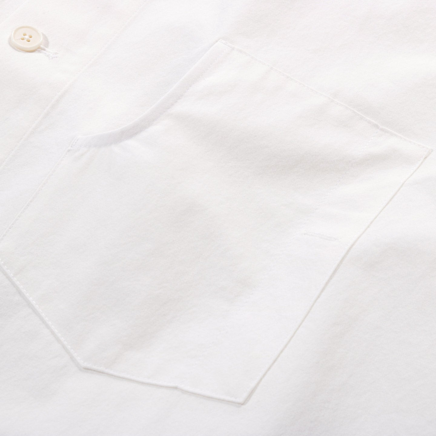 S.K. MANOR HILL TASK SHIRT JACKET WHITE ORGANIC COTTON