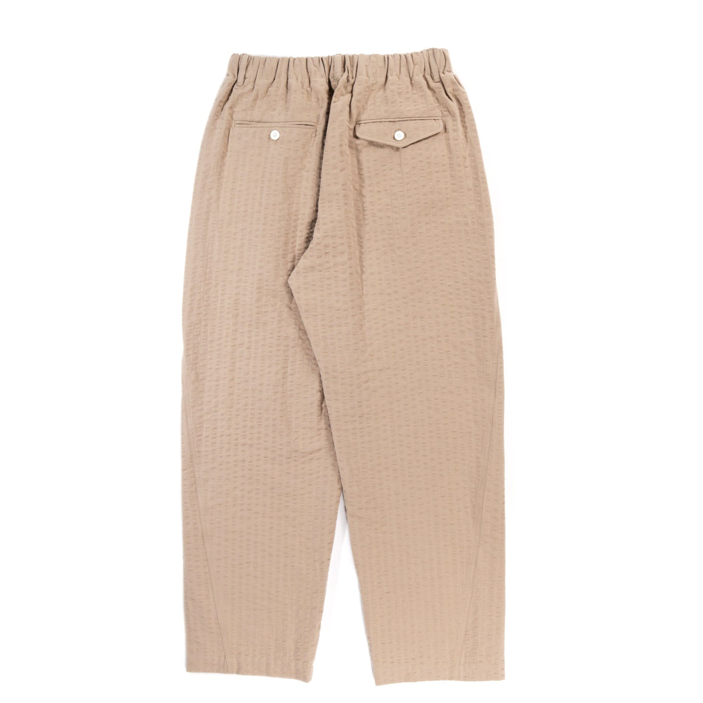 S.K. MANOR HILL TILT PANT TAN PUCKERED COTTON