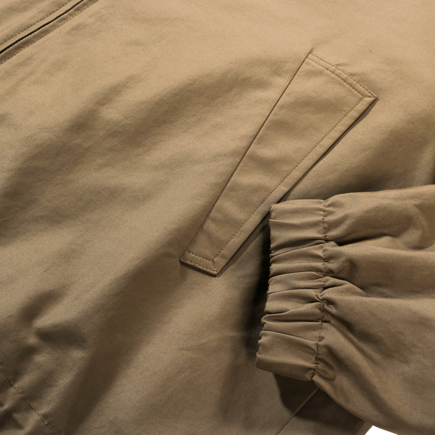 S.K. MANOR HILL FIELD JACKET TAUPE COTTON / NYLON WR