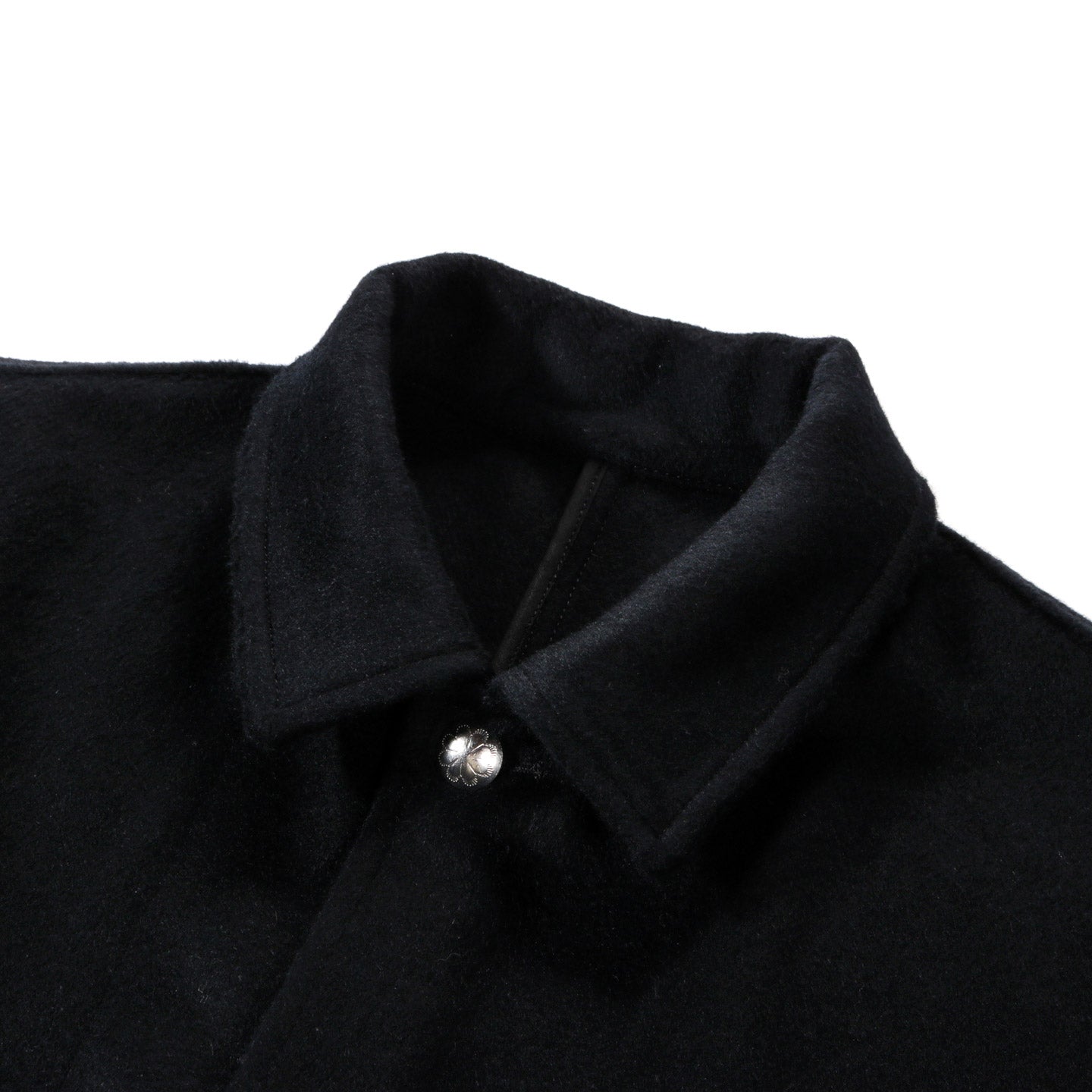 S.K. MANOR HILL BARN COAT BLACK WOOL