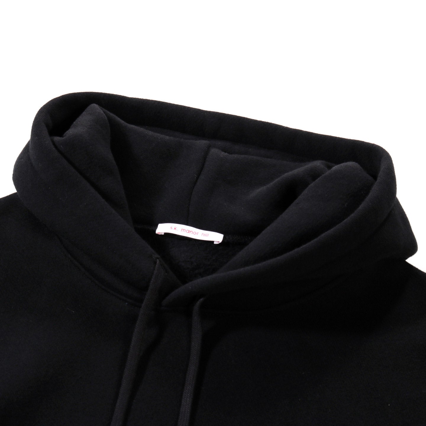 S.K. MANOR HILL REVERSIBLE EVERT HOODIE BLACK COTTON FLEECE