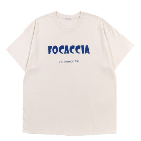 S.K. MANOR HILL FOCACCIA T-SHIRT NATURAL COTTON