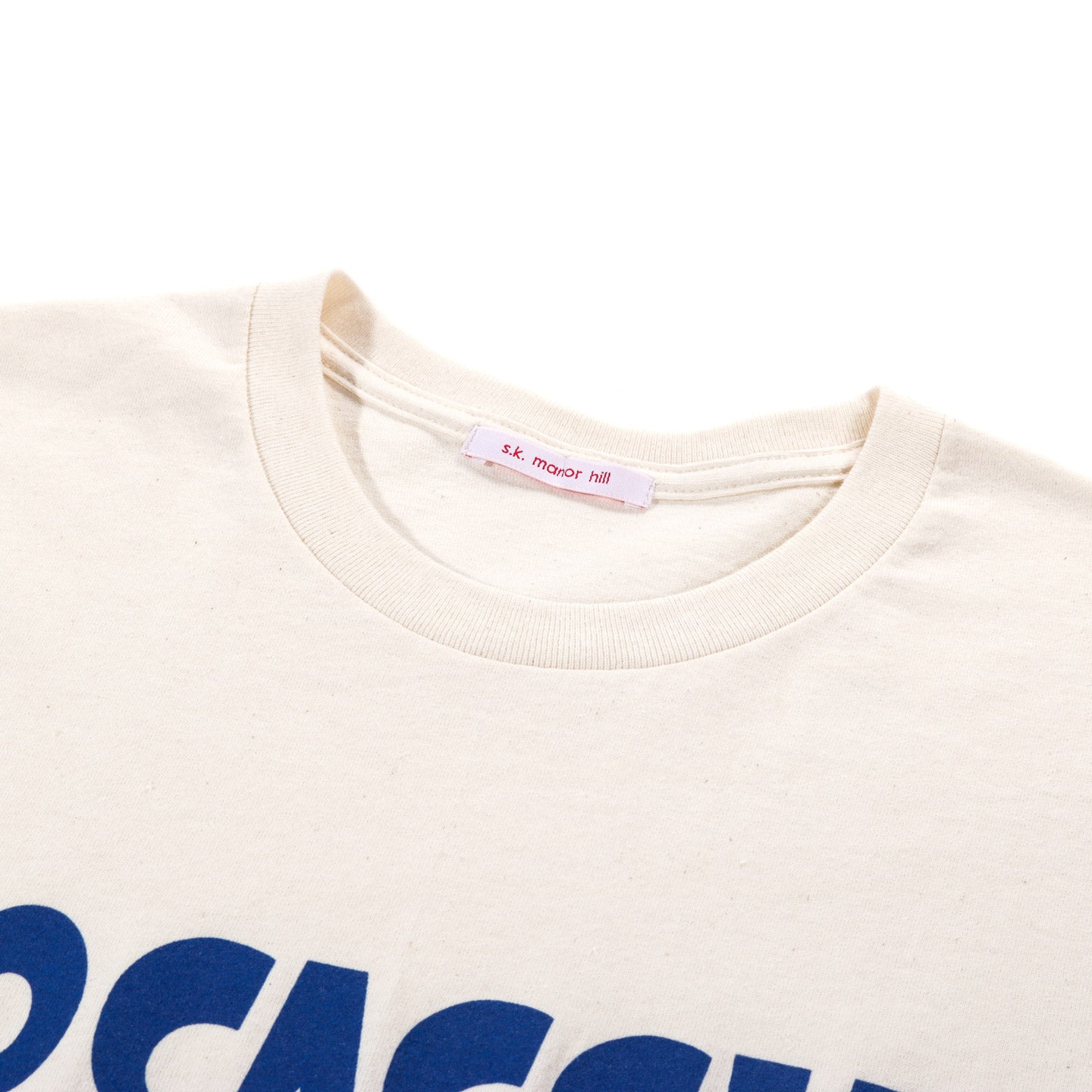 S.K. MANOR HILL FOCACCIA T-SHIRT NATURAL COTTON