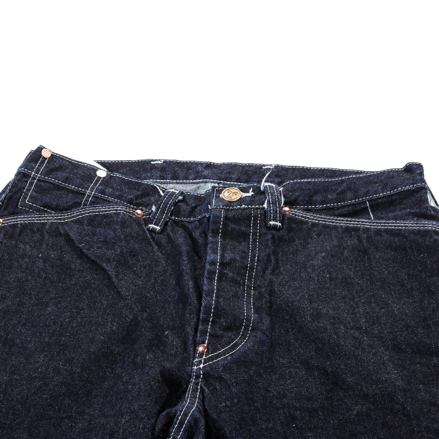 TENDER TYPE 130 TAPERED JEANS 16OZ SELVAGE DENIM RINSED